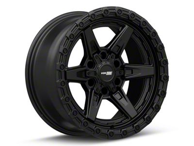 Vortek Off-Road VRT-602 Satin Black 6-Lug Wheel; 18x9; 12mm Offset (17-24 Titan)