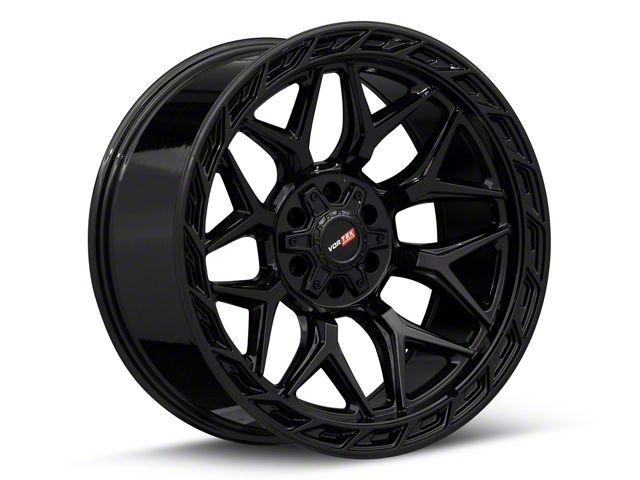 Vortek Off-Road VRP-504 Gloss Black 6-Lug Wheel; 20x9; 18mm Offset (16-24 Titan XD)