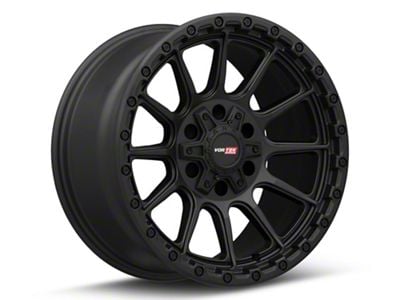 Vortek Off-Road VRT-606 Matte Black 6-Lug Wheel; 18x9; 0mm Offset (16-24 Titan XD)