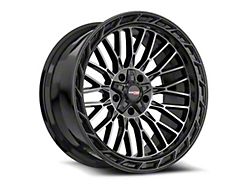 Vortek Off-Road VRP-502 Black Diamond Cut with Dark Tint 5-Lug Wheel; 20x9; 18mm Offset (07-13 Tundra)