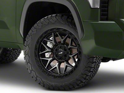 Vortek Off-Road VRP-504 Black Diamond Cut with Dark Tint 6-Lug Wheel; 20x10; -18mm Offset (22-24 Tundra)