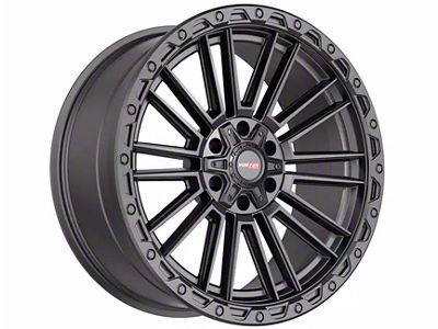 Vortek Off-Road VRT-604 Satin Black 6-Lug Wheel; 22x10; -18mm Offset (22-24 Tundra)