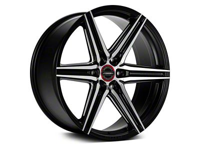 Vossen HF6-2 Brushed Matte Black 6-Lug Wheel; 20x9.5; 15mm Offset (04-15 Titan)