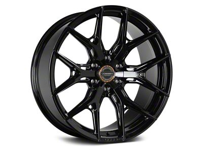 Vossen HF6-4 Gloss Black 6-Lug Wheel; 20x9.5; 15mm Offset (04-15 Titan)