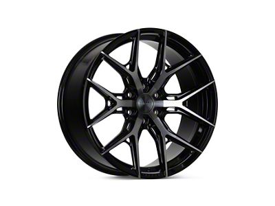 Vossen HF64 Super Deep Tinted Gloss Black 6-Lug Wheel; 18x9; 0mm Offset (04-15 Titan)