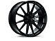 Vossen HF6-1 Gloss Black 6-Lug Wheel; 20x9.5; 15mm Offset (05-15 Tacoma)