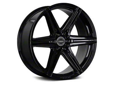 Vossen HF6-2 Gloss Black 6-Lug Wheel; 20x9.5; 15mm Offset (05-15 Tacoma)