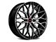 Vossen HF6-3 Brushed Gloss Black 6-Lug Wheel; 20x9.5; 15mm Offset (05-15 Tacoma)