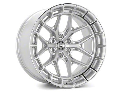 Vossen HFX1 Deep Silver Polished 6-Lug Wheel; 20x9.5; 15mm Offset (10-24 4Runner)