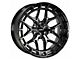 Vossen HFX1 Deep Tinted Gloss Black 6-Lug Wheel; 20x9.5; 15mm Offset (10-24 4Runner)
