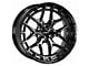 Vossen HFX1 Deep Tinted Gloss Black 6-Lug Wheel; 20x9.5; 15mm Offset (03-09 4Runner)