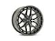 Vossen HFX1 Super Deep Matte Gunmetal 6-Lug Wheel; 22x10; -18mm Offset (03-09 4Runner)