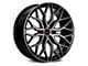 Vossen HF6-3 Brushed Gloss Black 6-Lug Wheel; 20x9.5; 15mm Offset (21-24 Bronco, Excluding Raptor)