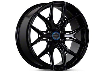 Vossen HF6-4 Gloss Black 6-Lug Wheel; 20x9.5; 30mm Offset (21-25 Bronco, Excluding Raptor)