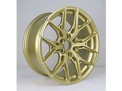 Vossen HF6-4 Satin Gold 6-Lug Wheel; 20x9.5; 15mm Offset (22-24 Bronco Raptor)