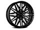 Vossen HF6-5 Gloss Black 6-Lug Wheel; 22x12; -44mm Offset (21-24 Bronco, Excluding Raptor)