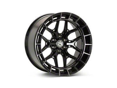 Vossen HFX-1 Super Deep Tinted Gloss Black 6-Lug Wheel; 22x10; -18mm Offset (22-25 Bronco Raptor)