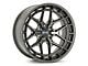 Vossen HFX1 Deep Matte Gunmetal 6-Lug Wheel; 20x9.5; 15mm Offset (22-24 Bronco Raptor)