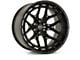 Vossen HFX1 Deep Satin Black 6-Lug Wheel; 20x9.5; 15mm Offset (21-24 Bronco, Excluding Raptor)