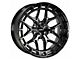 Vossen HFX1 Deep Tinted Gloss Black 6-Lug Wheel; 20x9.5; 15mm Offset (21-24 Bronco, Excluding Raptor)