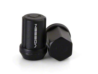 Vossen Black Locking Lut Nuts; M14 x 1.5 (20-25 Jeep Gladiator JT)