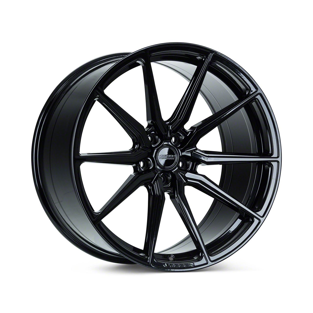 Vossen Jeep Grand Cherokee HF3 Super Deep Gloss Black Wheel; 22x10 HF3 ...