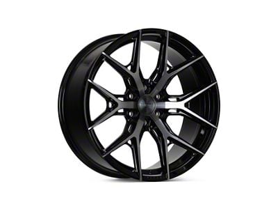 Vossen HF64 Super Deep Tinted Gloss Black 6-Lug Wheel; 18x9; 0mm Offset (17-24 Titan)