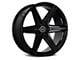 Vossen HF6-2 Gloss Black 6-Lug Wheel; 20x9.5; 15mm Offset (16-24 Titan XD)