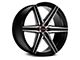 Vossen HF6-2 Brushed Matte Black 6-Lug Wheel; 20x9.5; 15mm Offset (22-24 Tundra)