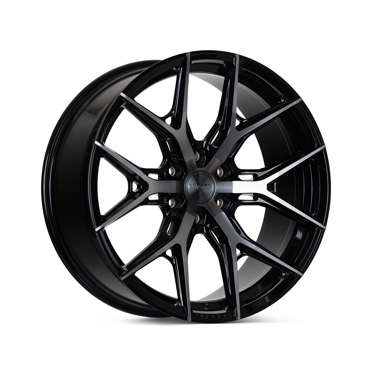 Vossen Tundra HF64 Super Deep Tinted Gloss Black 6-Lug Wheel; 18x9; 0mm ...