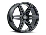 Voxx Sotto Gloss Black 6-Lug Wheel; 18x8.5; 39mm Offset (03-09 4Runner)