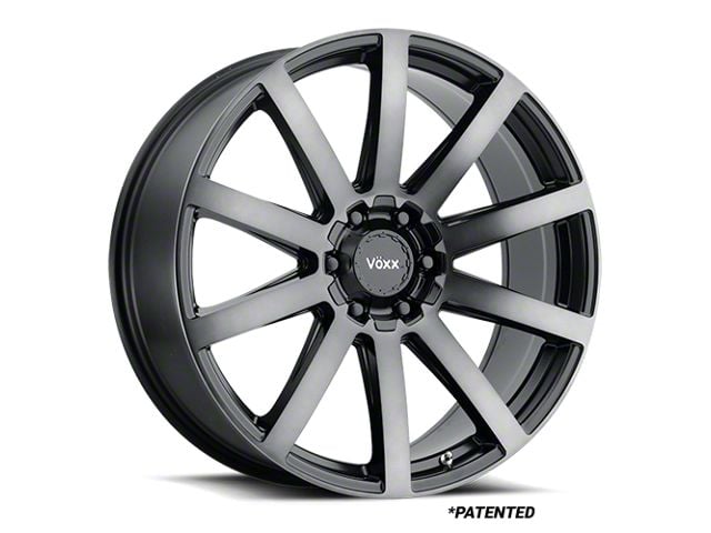 Voxx Vento Gloss Black Dark Tint 6-Lug Wheel; 22x9; 30mm Offset (2024 Tacoma)