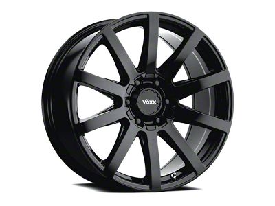 Voxx Vento Gloss Black 6-Lug Wheel; 22x9; 30mm Offset (2024 Tacoma)