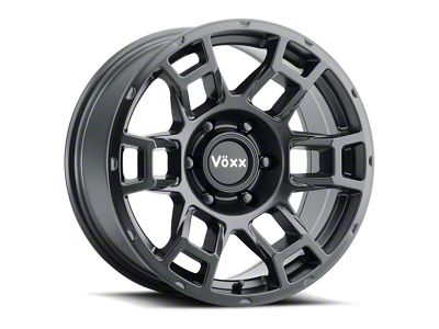 Voxx Replica Pro Style Matte Black 6-Lug Wheel; 17x8.5; 0mm Offset (2024 Tacoma)