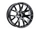 Hellcat Style Gloss Black Wheel; 20x9; 22mm Offset (07-18 Jeep Wrangler JK)