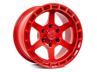 VR Forged D14 Satin Red 6-Lug Wheel; 17x8.5; -8mm Offset (2024 Tacoma)