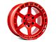 VR Forged D14 Satin Red 6-Lug Wheel; 17x8.5; -8mm Offset (2024 Tacoma)
