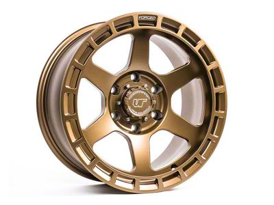 VR Forged D14 Satin Bronze 6-Lug Wheel; 17x8.5; 0mm Offset (21-24 Bronco, Excluding Raptor)