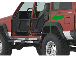 Warrior Products Rear Adventure Tube Doors (97-01 Jeep Cherokee XJ)