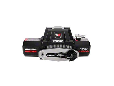 Warrior Winches Gladiator F Type 10,000 lb. 12v Electric Winch with Armortek Extreme Synthetic Winch Rope (Universal; Some Adaptation May Be Required)