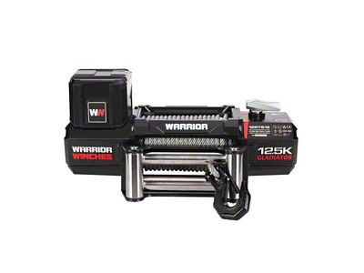 Warrior Winches Gladiator R Type 12,500 lb. 12v Electric Winch with Steel Cable (Universal; Some Adaptation May Be Required)