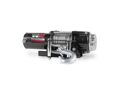 Warrior Winches Ninja 3,500 lb. 12v Electric Winch with Steel Cable (Universal; Some Adaptation May Be Required)