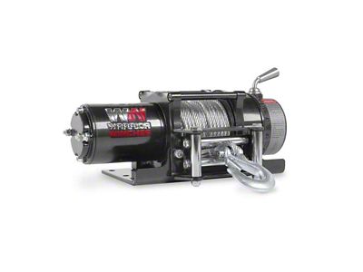 Warrior Winches Ninja 4,500 lb. 12v Electric Winch with Steel Cable (Universal; Some Adaptation May Be Required)