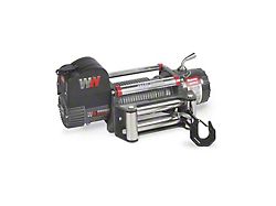 Warrior Winches Samurai 12,500 lb. 12v Electric Winch with Steel Cable (Universal; Some Adaptation May Be Required)