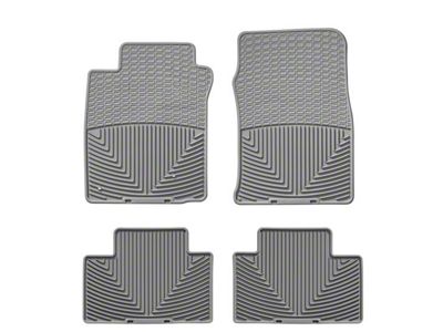 Weathertech All-Weather Front and Rear Rubber Floor Mats; Gray (10-12 4Runner)