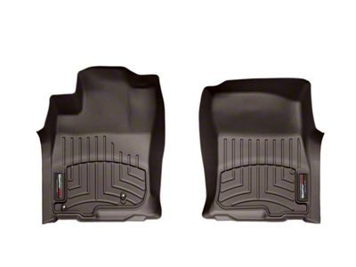 Weathertech DigitalFit Front Floor Liners; Cocoa (2010 4Runner w/o Passenger Side Floor Hook)