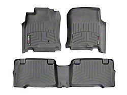 Weathertech DigitalFit Front and Rear Floor Liners; Black (03-09 4Runner)