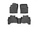 Weathertech DigitalFit Front and Rear Floor Liners; Black (13-24 4Runner)