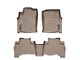 Weathertech DigitalFit Front and Rear Floor Liners; Tan (2010 4Runner w/ Passenger Side Floor Hook; 11-12 4Runner)