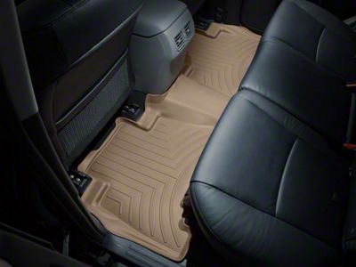 Weathertech DigitalFit Rear Floor Liner; Tan (10-24 4Runner)